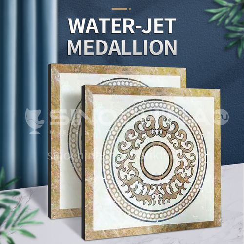 Modern high-end design natural marble stone medallion 	W-JS1280